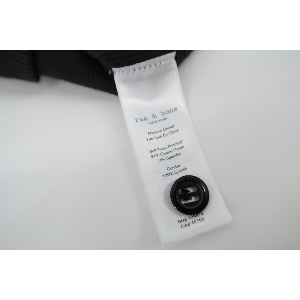 Rag & Bone Mallory Thermal Long Sleeve Dress Button Women's Small‎ New - Picture 5 of 11
